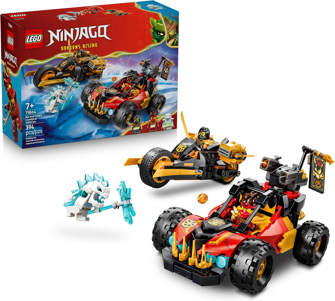 LEGO NINJAGO Vehículos Combinadores de Kai y Cole 71864 | Juguetes...