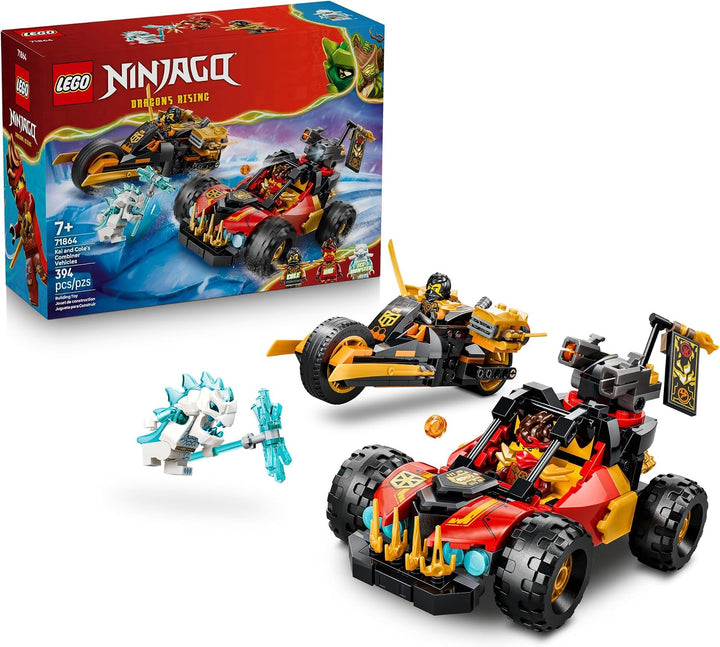 LEGO NINJAGO Vehículos Combinadores de Kai y Cole 71864 | Juguetes...