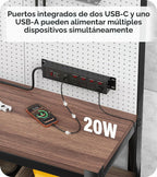 CCCEI Protector de sobretensiones resistente, calibre 12, puertos USB