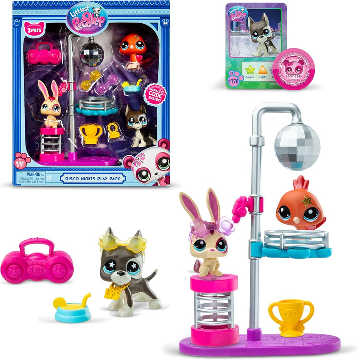 Littlest Pet Shop - Paquete de juego de noches de discoteca