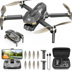 PLEGBLE Drones con cámara para adultos 4K, dron FPV para principiantes