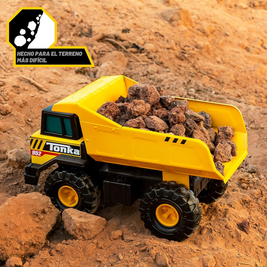 Tonka Steel Classics Mighty - Camión volquete fabricado con acero y...