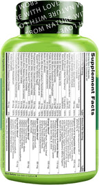 NATURELO Multivitaminas para hombres - Multivitaminas de alimentos