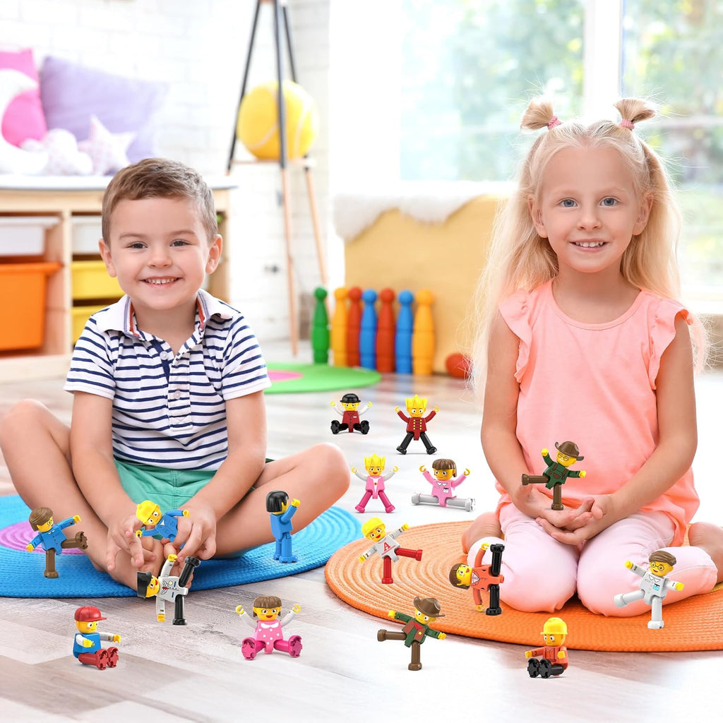 PicassoTiles - Juego de figuras de acción magnéticas para niños pequeños, con imán de expansión, kit educativo de aprendizaje STEM de simulación de juego para construcción, bloques de construcción, baldosas para desarrollo cerebral infantil