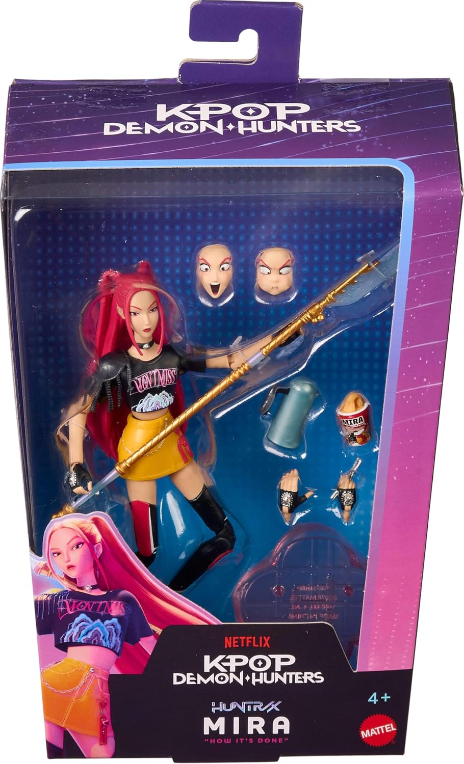 Mattel Kpop Demon Hunters HUNTR/X Mira Figura de acción