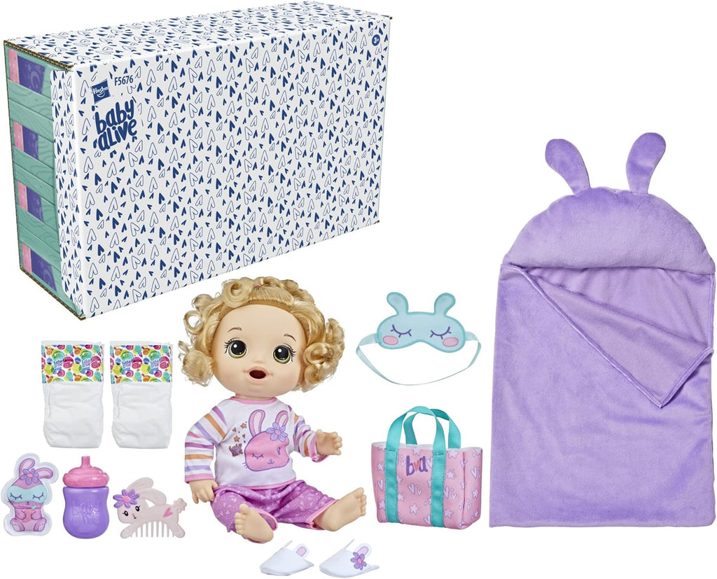 Baby Alive Muñeca Bebé Pijamada de Conejito, Muñecas de 12 Pulgadas...