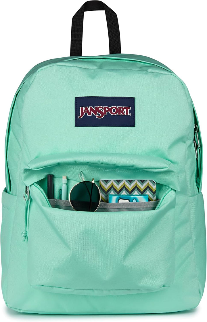 JanSport SuperBreak Plus Mochila con funda acolchada para laptop de...