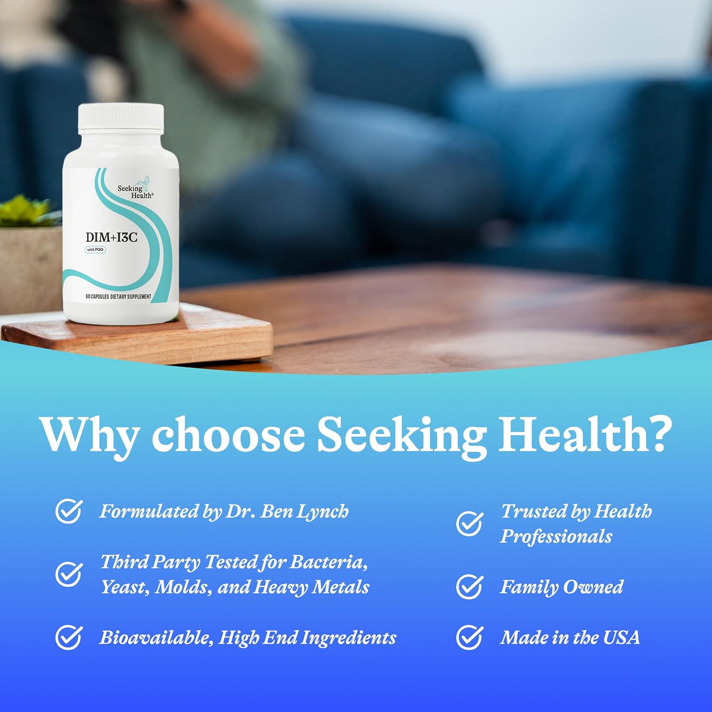 Seeking Health DIM e I3C - Apoya el metabolismo hepático saludable...