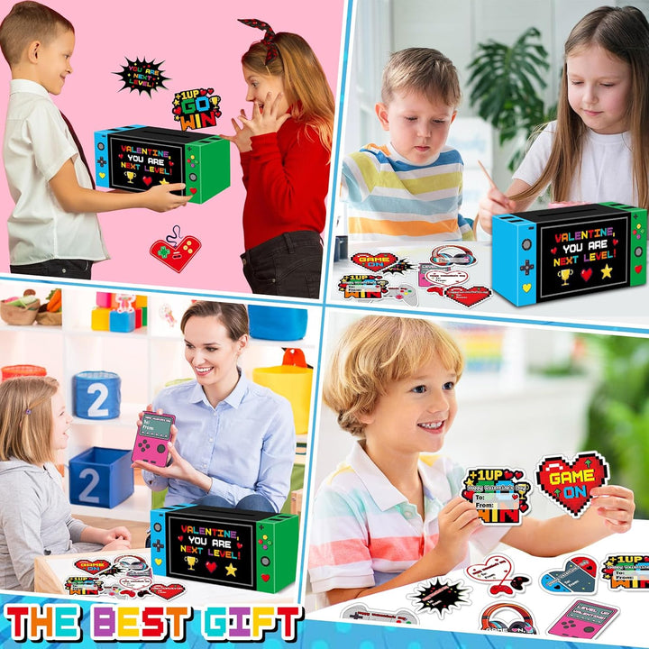 Buzón de San Valentín para niños con 48 tarjetas de