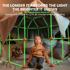 Tiny Land Kit de construcción Glow Fort para niños de 4 a 12 años, juguete