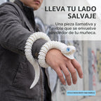 Modelo de serpiente impreso en 3D de gran tamaño de 35.5 pulgadas con dientes móviles y articulaciones flexibles, figura de reptil, alivio del estrés, regalo sorprendente y mágico (35.5