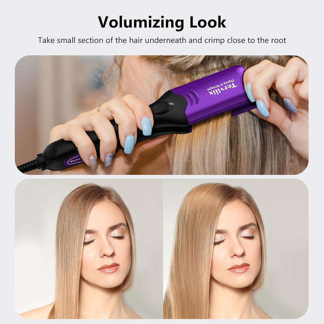 Terviiix Plancha para el cabello con 4 placas intercambiables, plan...