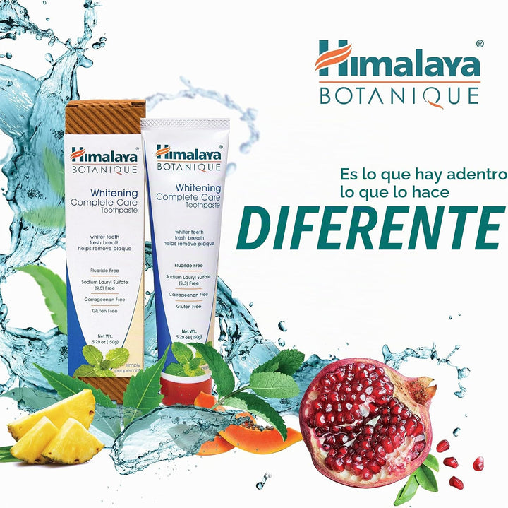 Himalaya Botanique Complete Care - Pasta de dientes blanqueadora, s...