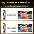 Antena de TV 2026 más de 6000 millas Smart TV para interiores