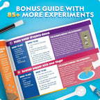 National Geographic - Kit de ciencia mágica para niños con más de 100 experimentos únicos y trucos de magia, juego de química y proyecto STEM, un gran regalo