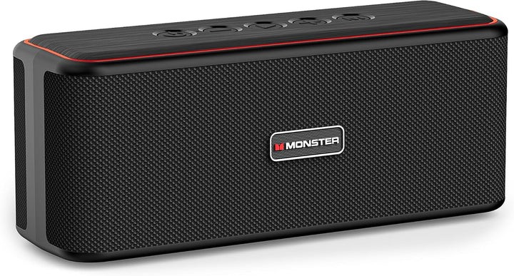 Monster Shock Plus - Altavoz Bluetooth, altavoz portátil con sonido...