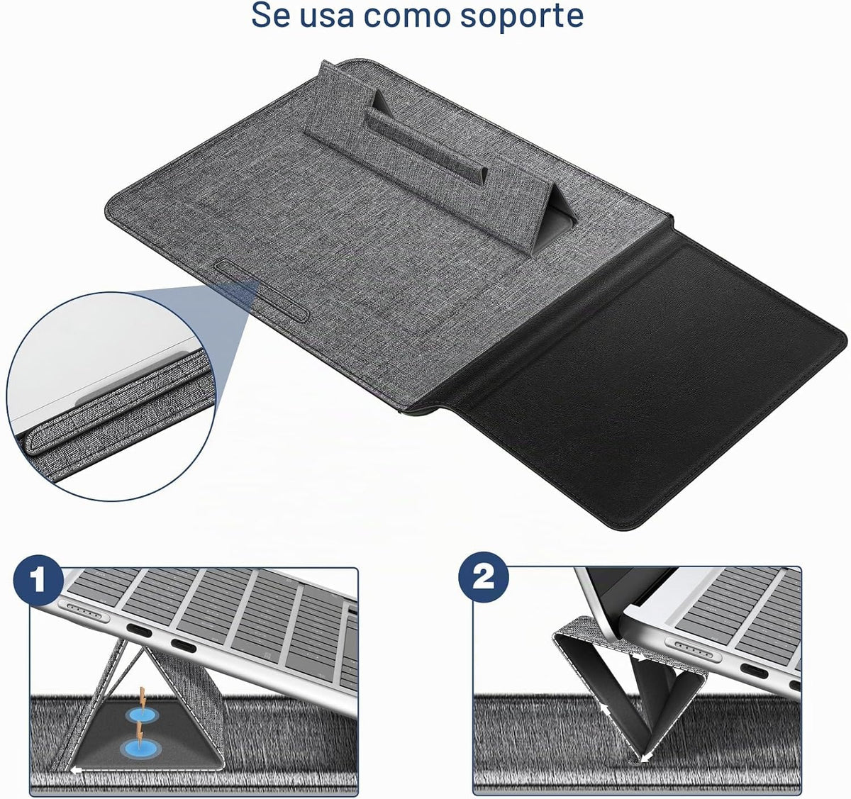 Fintie Funda Estuche para MacBook Air 13.6 A3240 A3113 A2681, Pro 1...