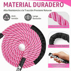 Cuerda de saltar, Cuerda de saltar con peso para mujeres, Cuerdas de saltar pesadas para fitness, Equipo de ejercicio para gimnasio en casa, Cuerda de saltar para adultos para mejorar la fuerza