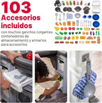 Step2 Grand Walk-in - Juego de cocina y parrilla para niños, cocineta para interiores y exteriores, juego interactivo con luces y sonidos, plástico duradero, accesorios de juguete de 103 piezas, niños