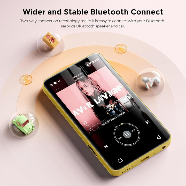 Reproductor de MP3 de 160GB con Bluetooth y WiFi, reproductor de mú...