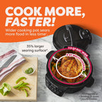 Instant Pot 7.5QT RIO Wide, multicocina eléctrica 7 en 1, olla a presión, cocción lenta, arroz, vaporera, salteado, yogur y calentador, base ancha, base grande para dorar, liberación de vapor