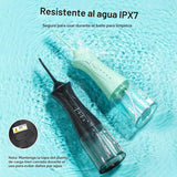 COSLUS Paquete de 2 irrigadores de agua para dientes: juego de púas...