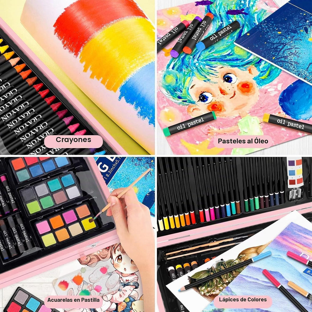 iBayam Suministros de arte rosa, regalos para niños, adolescentes, niñas