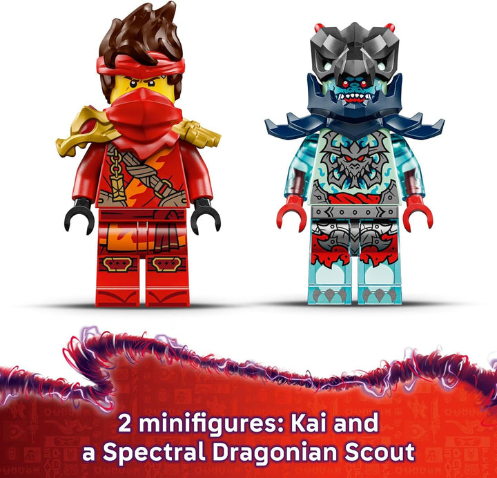 LEGO NINJAGO Motocicleta de Carreras de Velocidad de Kai -