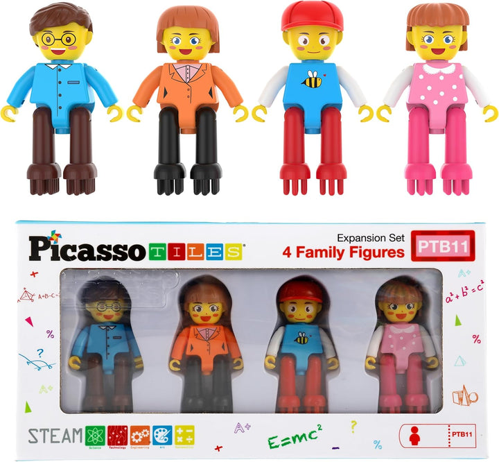PicassoTiles Juego de 120 piezas de bloques de construcción entrela...