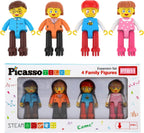 Picasso Toys Bloques de Erizo 4 Figuras de Personajes de Acción