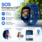 DXPICR Reloj inteligente 4G para niños con rastreador GPS, video y...