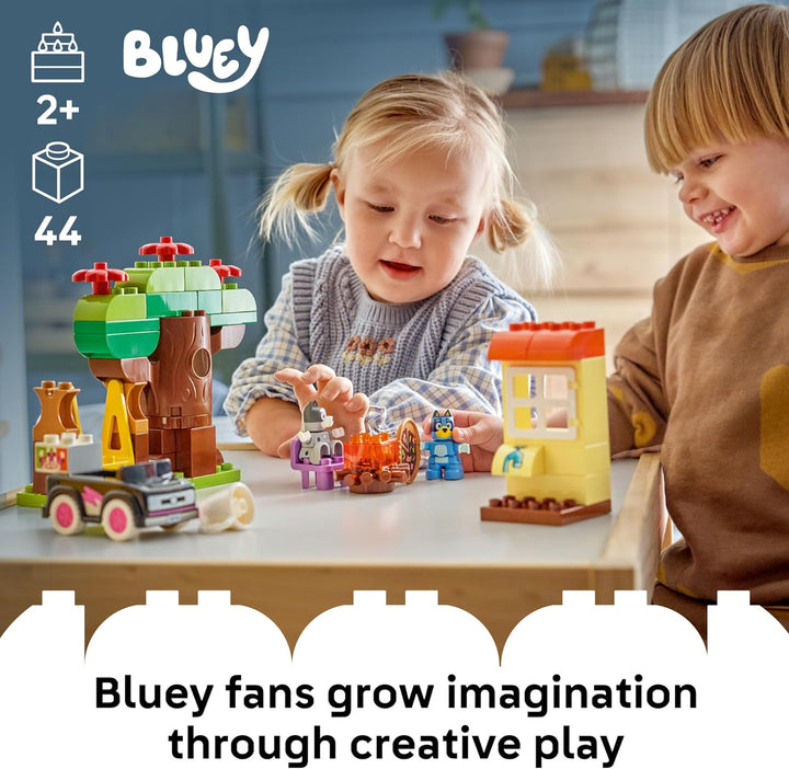 LEGO DUPLO Bluey Pizza Girls with Muffin and Bluey - Learning and B...