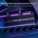 fanxiang SSD para juegos NVMe de 500 GB para PS5 con disipador de c...