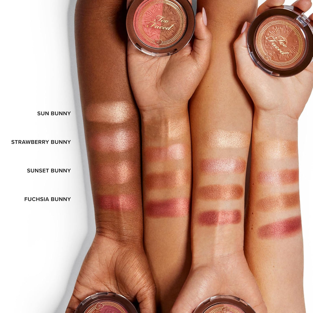 Too Faced Sun Bunny - Bronceador, Embalaje actualizado, 02 Conejito de fresa (rosa luminoso)