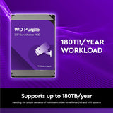 Western Digital - Disco duro interno de vigilancia WD Purple de 4 T...