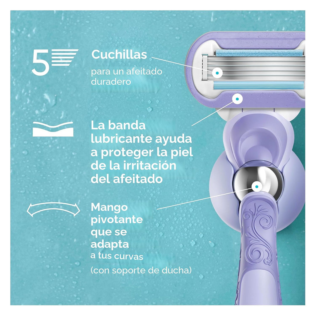 Gillette Venus - Maquinilla de afeitar para mujer, contorno extra s...