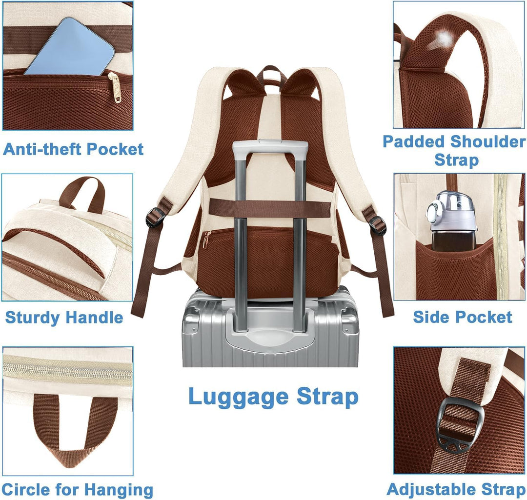 MATEIN Mochila de almuerzo para mujer, resistente mochila térmica t...
