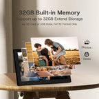 Frameo Digital Frame WiFi, marco digital de 15.6 pulgadas pantalla grande