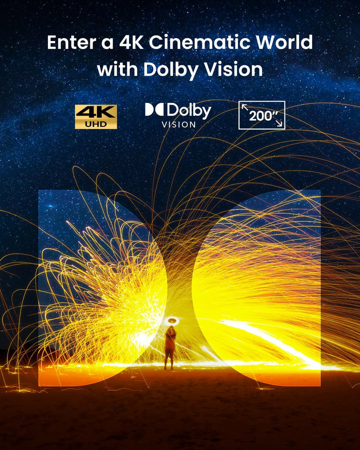 NEBULA Proyector inteligente Cosmos 4K SE, Nebulamaster, alto brill...