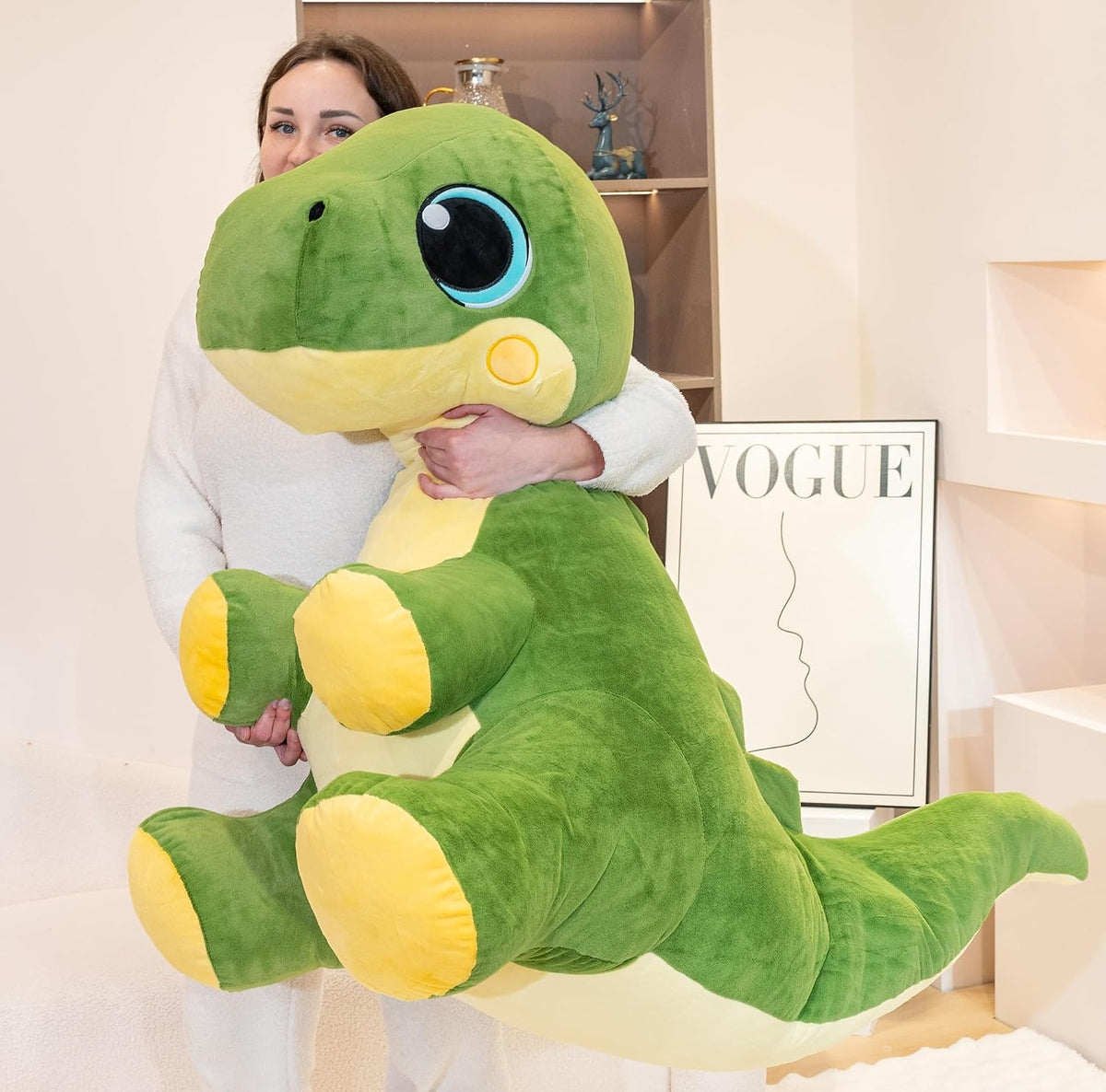 Animales de peluche grandes de dinosaurio, 31 pulgadas, juguetes de peluche gigantes Trex para niños