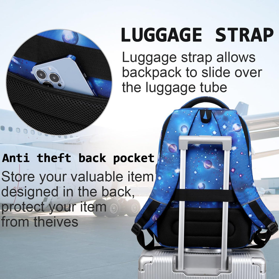 Mochila para Laptop Volher, Azul (Dreamy Blue), 15,6 pulg., Computa...
