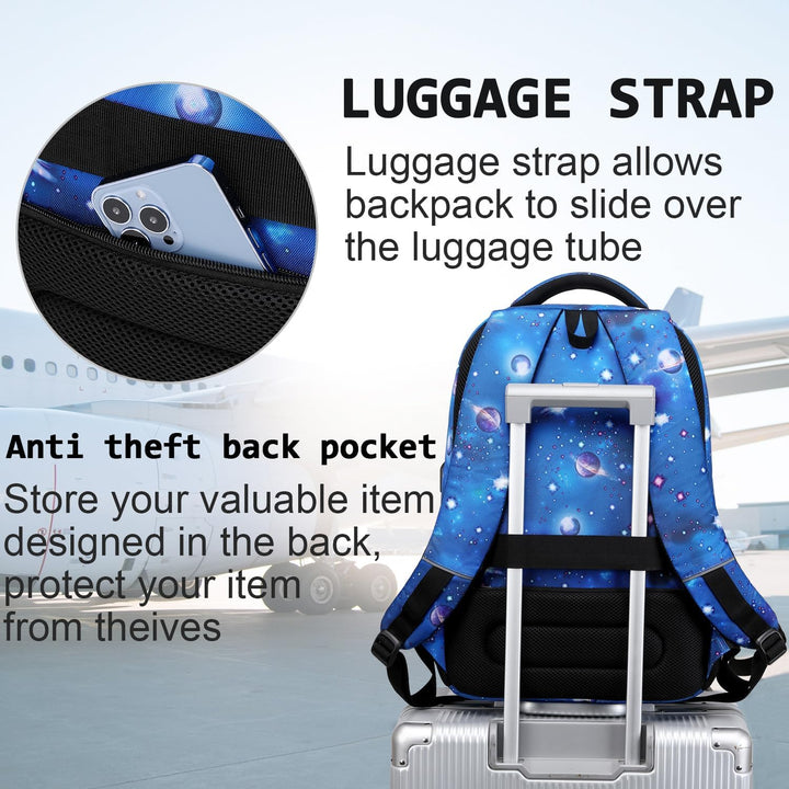 Mochila para Laptop Volher, Azul (Dreamy Blue), 15,6 pulg., Computa...