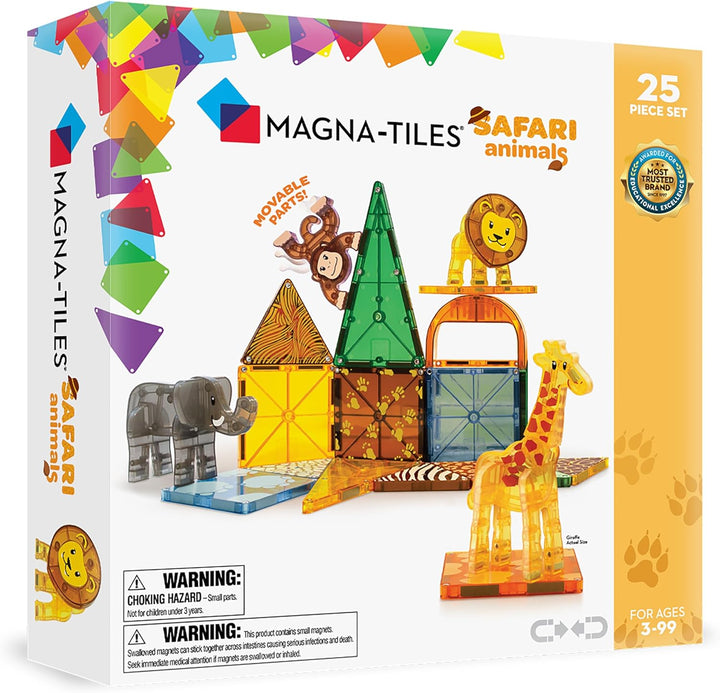 MAGNA-TILES Safari Animals - Juego de construcción