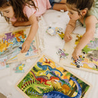 Melissa & Doug Jigsaw Puzzle Bundle (Dinosaur,Safari y Ocean)