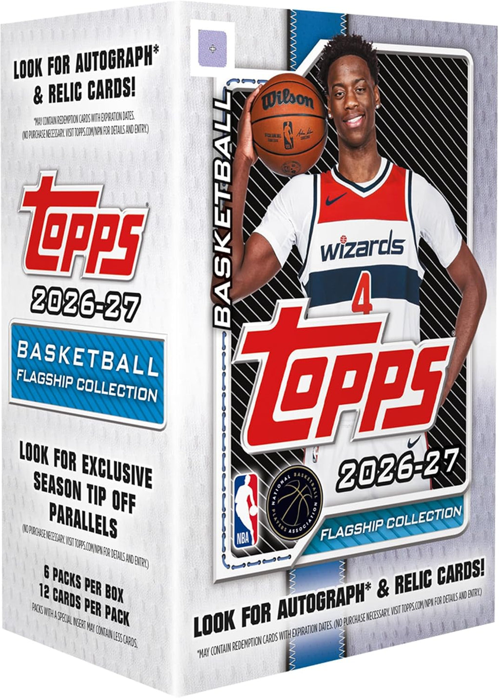 Baloncesto insignia de Topps 2026-27, sellado de fábrica, caja de valor