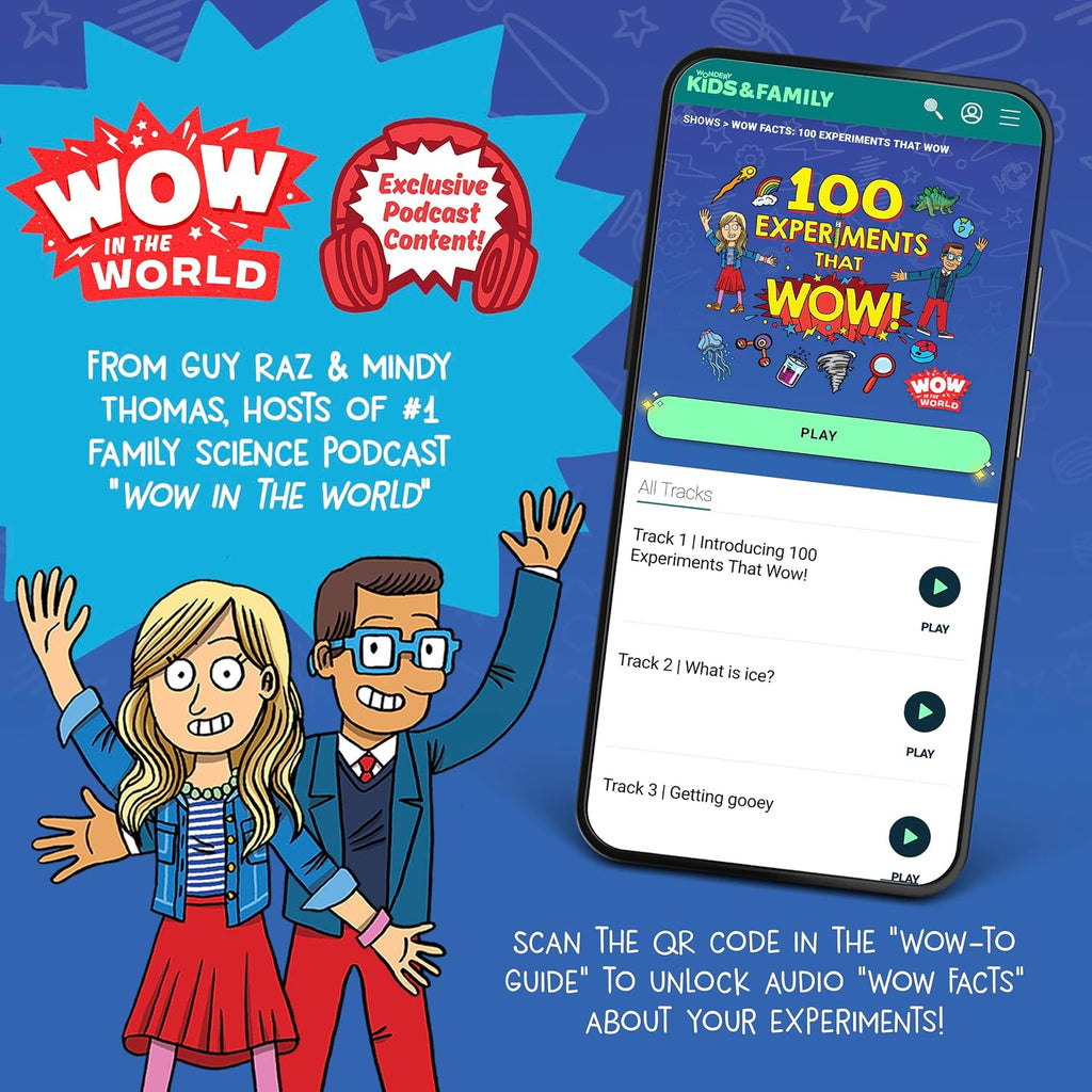 ¡Impresiona con el mundo! 100 experimentos que impresionan el kit de ciencia de Wow Science de Thames & Kosmos, más de 60 herramientas y materiales, actividades únicas de química, física, biología y