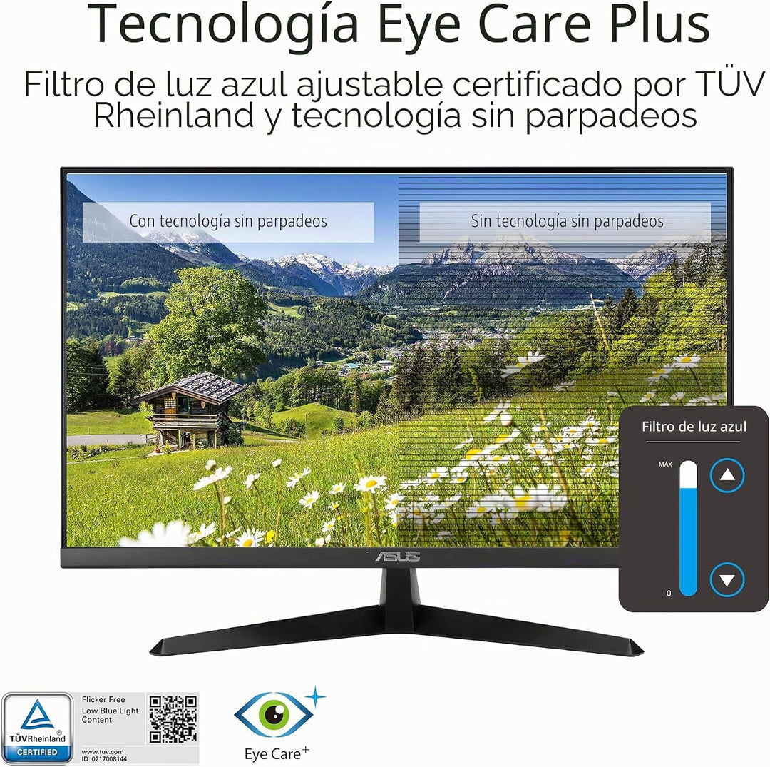 ASUS 27\u201D 4K Monitor de cuidado ocular (VY27UQ) - UHD (3840 x 2...