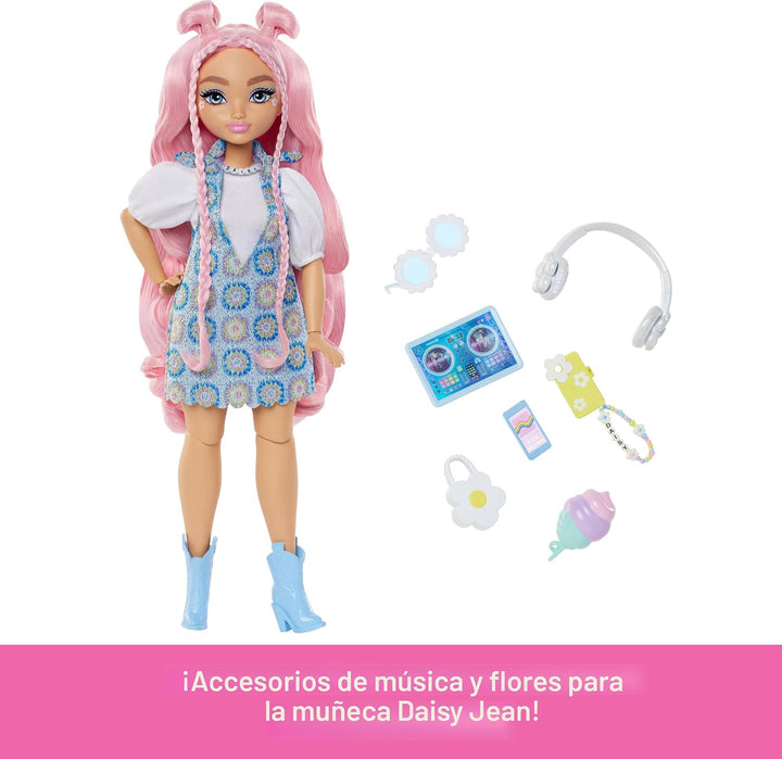 Muñeca Barbie Dream Besties y Accesorios, Muñeca de Moda Posable Da...