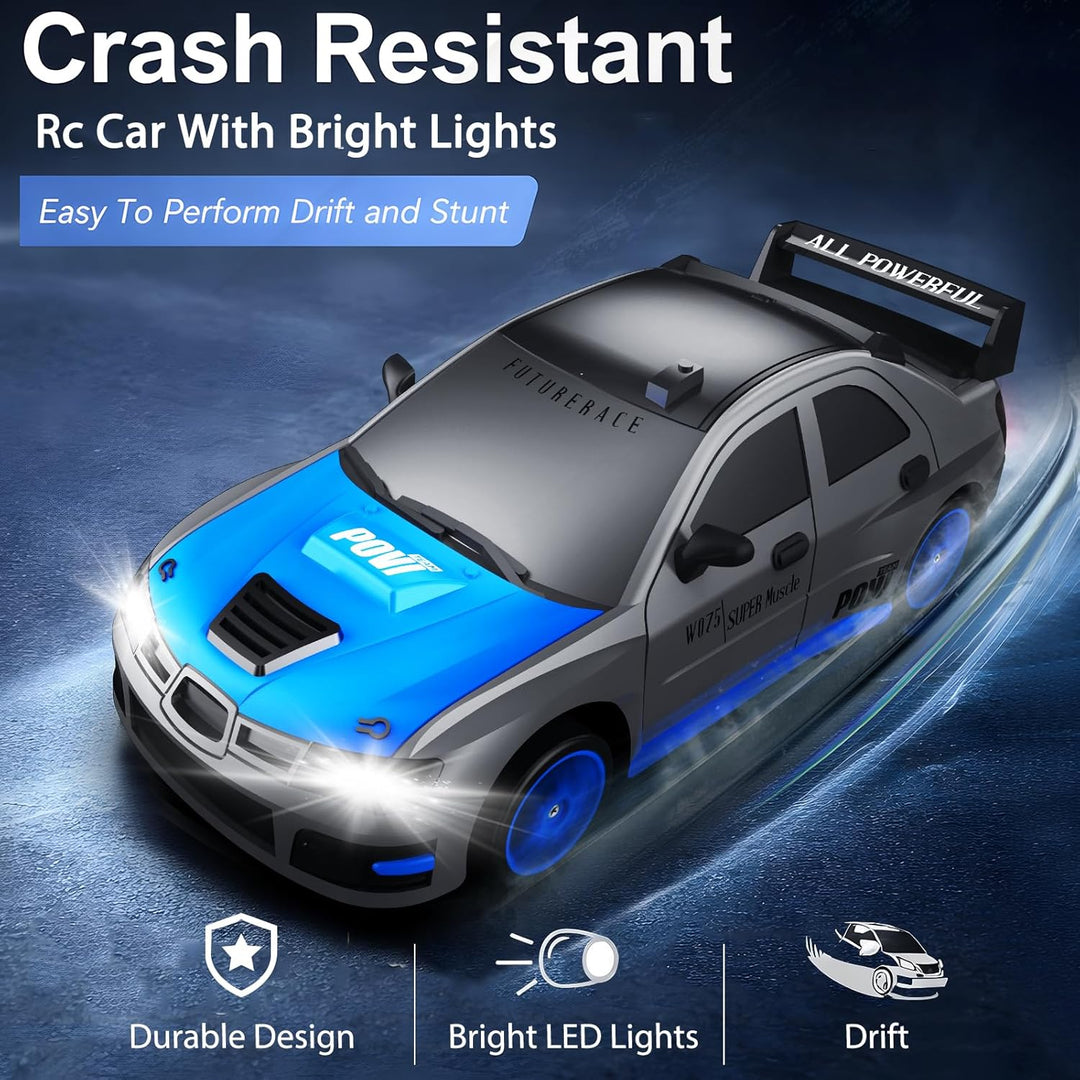 Auto de control remoto RC Drift Car 2.4GHz Escala 1:24 4WD 15KM\/H...