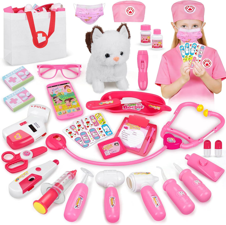 Kit de Médico de Mascotas de 33 piezas para niños pequeños - Disfra...
